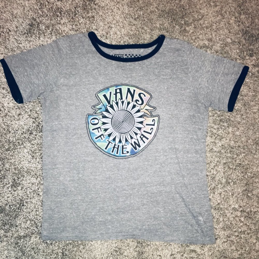 Womens Vans Short Sleeve Shirt, Size Medium